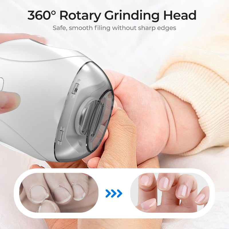 🥳2026 HOT SALE🥳360° Silent Nail Trimmer – LED Light & Auto Debris Collection