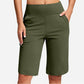 High-Waist Bermuda Shorts – Tummy Control & 4-Way Stretch