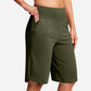 High-Waist Bermuda Shorts – Tummy Control & 4-Way Stretch