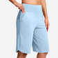 High-Waist Bermuda Shorts – Tummy Control & 4-Way Stretch