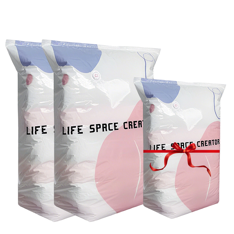 No-Pump Vacuum Storage Bags – Save 80% Space, Dry & Dust-Free🧳