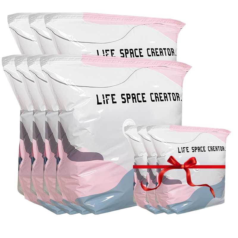 No-Pump Vacuum Storage Bags – Save 80% Space, Dry & Dust-Free🧳
