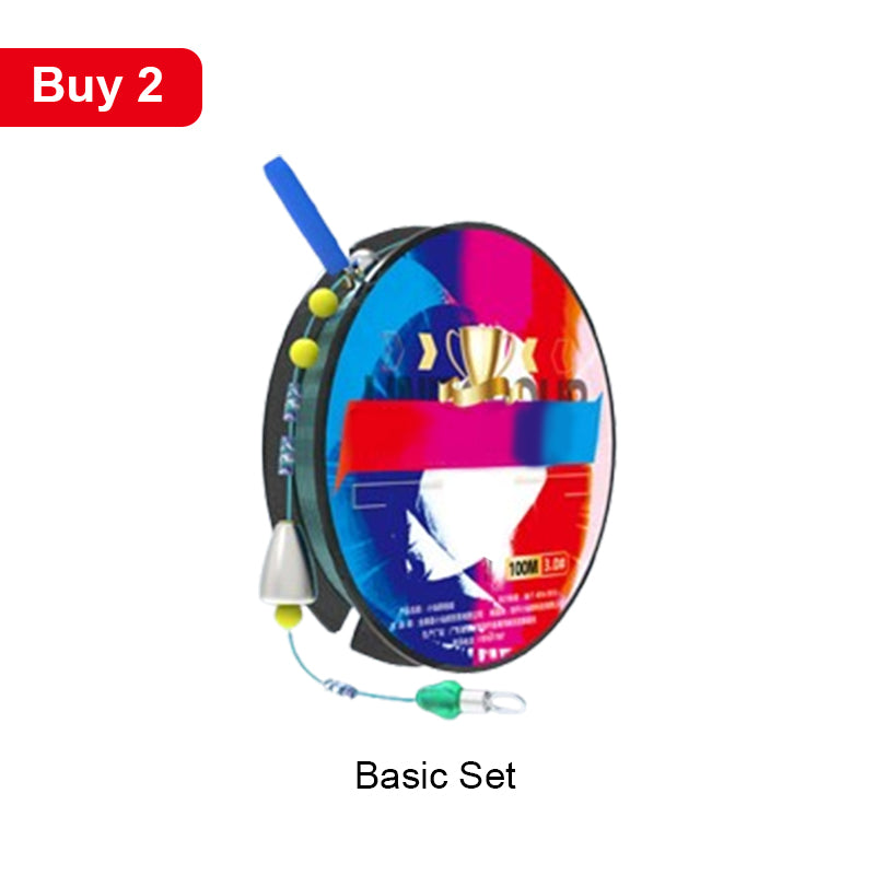 🎣Automatic Fishing Line Set – Pre‑rigged, just cast & catch. Includes luminous float & accessory compartment. Perfect for beginners & seasoned anglers.