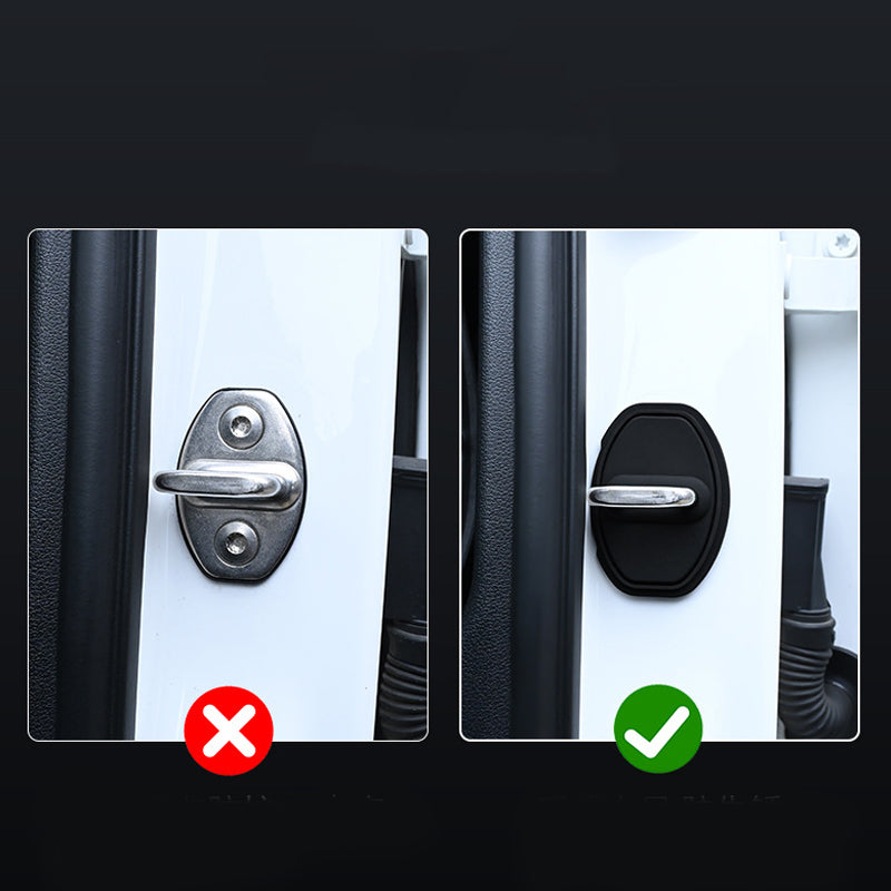 Protect Door Locks Instantly! Silicone Car Door Lock Covers