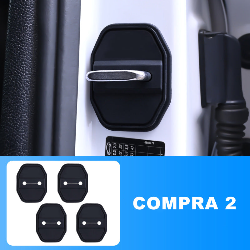 Protect Door Locks Instantly! Silicone Car Door Lock Covers