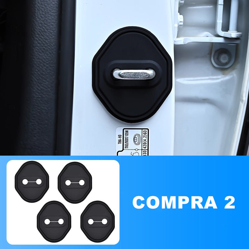 Protect Door Locks Instantly! Silicone Car Door Lock Covers