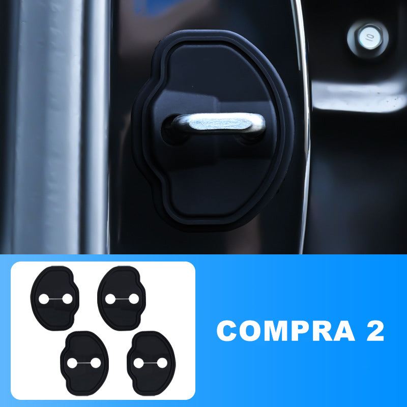 Protect Door Locks Instantly! Silicone Car Door Lock Covers