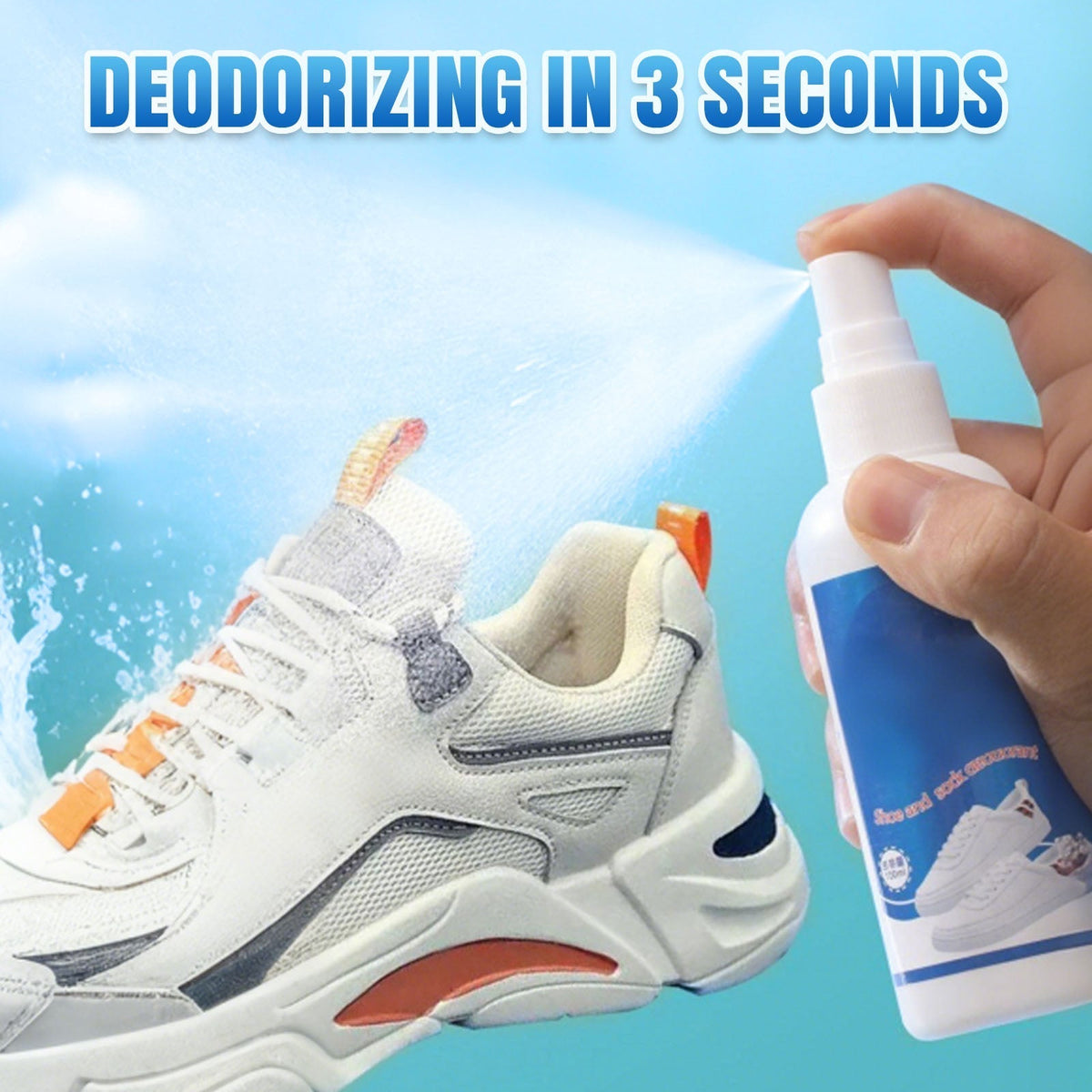 Antibacterial Shoe Deodorizer Spray