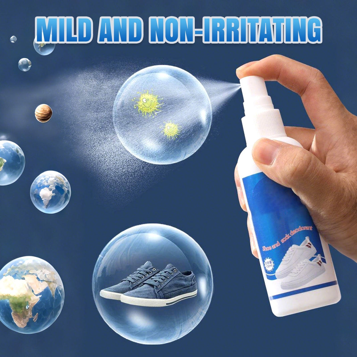 Antibacterial Shoe Deodorizer Spray