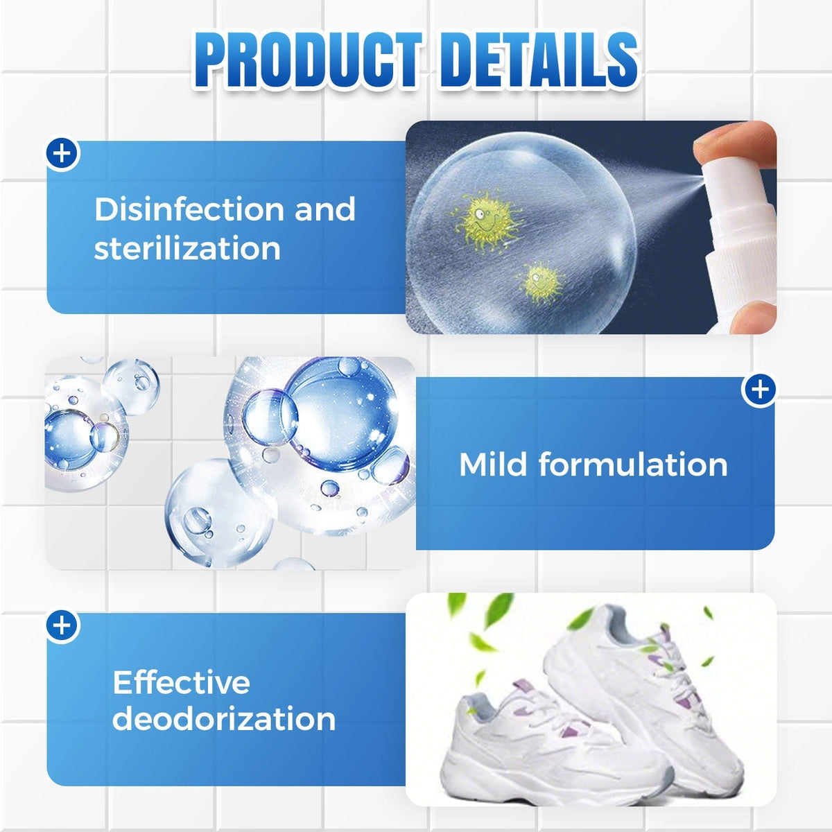 Antibacterial Shoe Deodorizer Spray