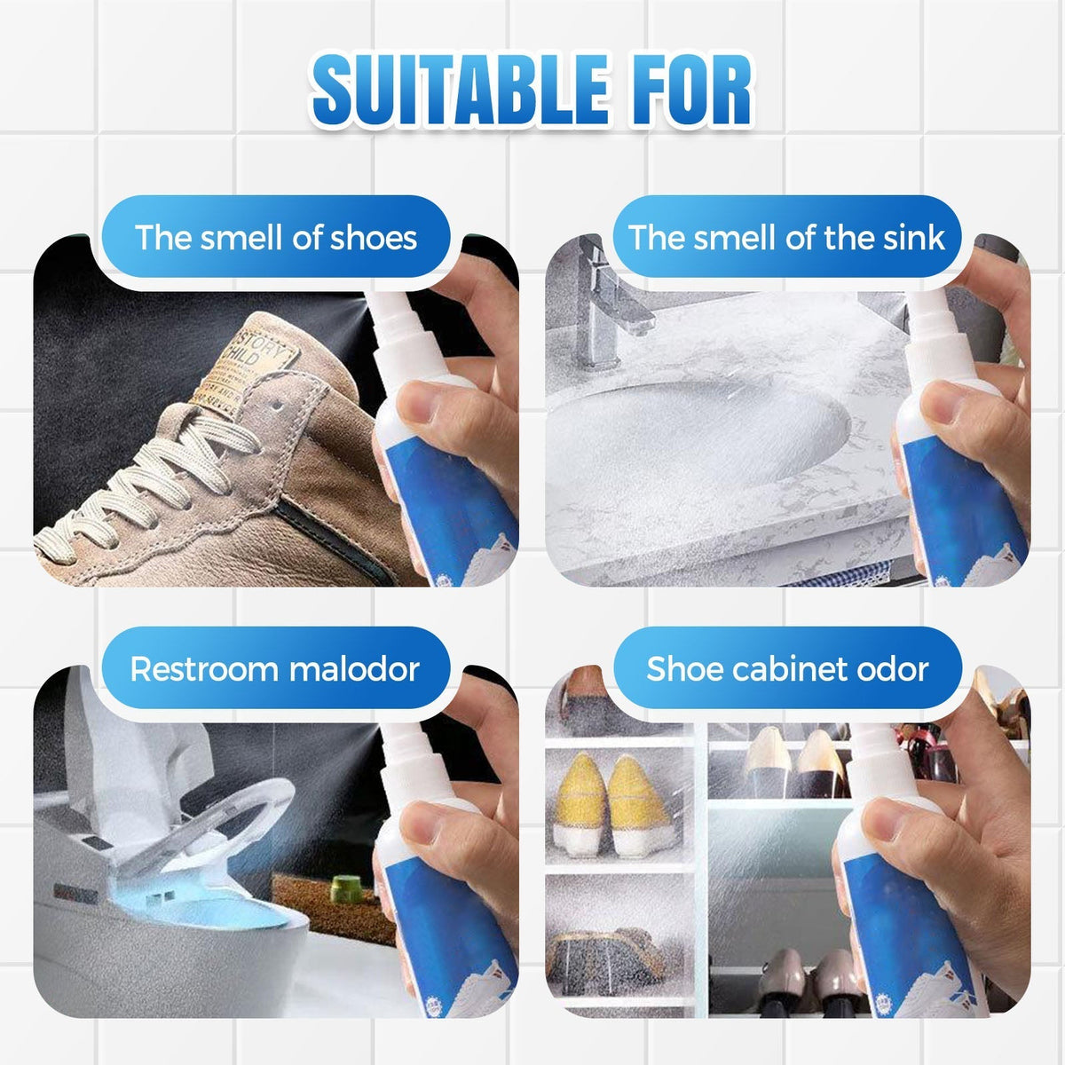 Antibacterial Shoe Deodorizer Spray