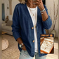 ✨ Women's Classic Button Front Denim Jacket – V-Neck, Breathable Fabric & Relaxed Fit 💙