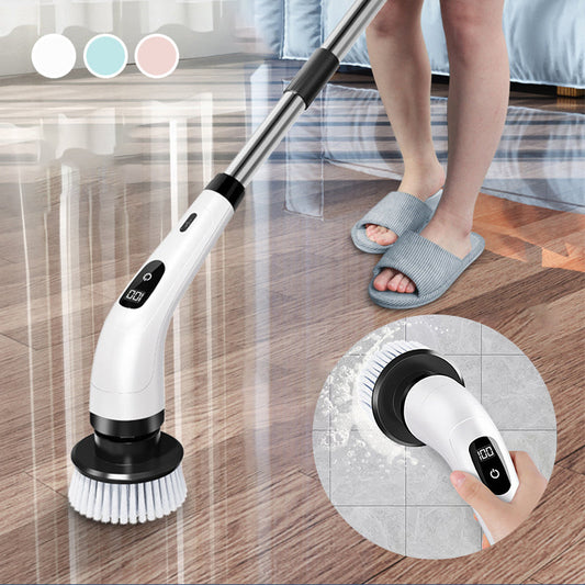 Clean Every Corner Instantly! 8-in-1 Rechargeable Electric Scrubber