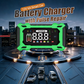 12V 6A Smart Battery Charger | Pulse Repair LCD Display for Cars Motorcycles & More