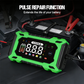 12V 6A Smart Battery Charger | Pulse Repair LCD Display for Cars Motorcycles & More