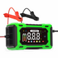 12V 6A Smart Battery Charger | Pulse Repair LCD Display for Cars Motorcycles & More