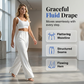 High-Waist Wide-Leg Pants – Breathable & Elegant Drape