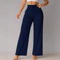 High-Waist Wide-Leg Pants – Breathable & Elegant Drape