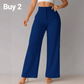 High-Waist Wide-Leg Pants – Breathable & Elegant Drape