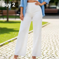 High-Waist Wide-Leg Pants – Breathable & Elegant Drape