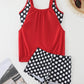 🏖️Summer Hot Sale- 50% OFF👙Women's Polka Dot Two Piece Swimsuit✨