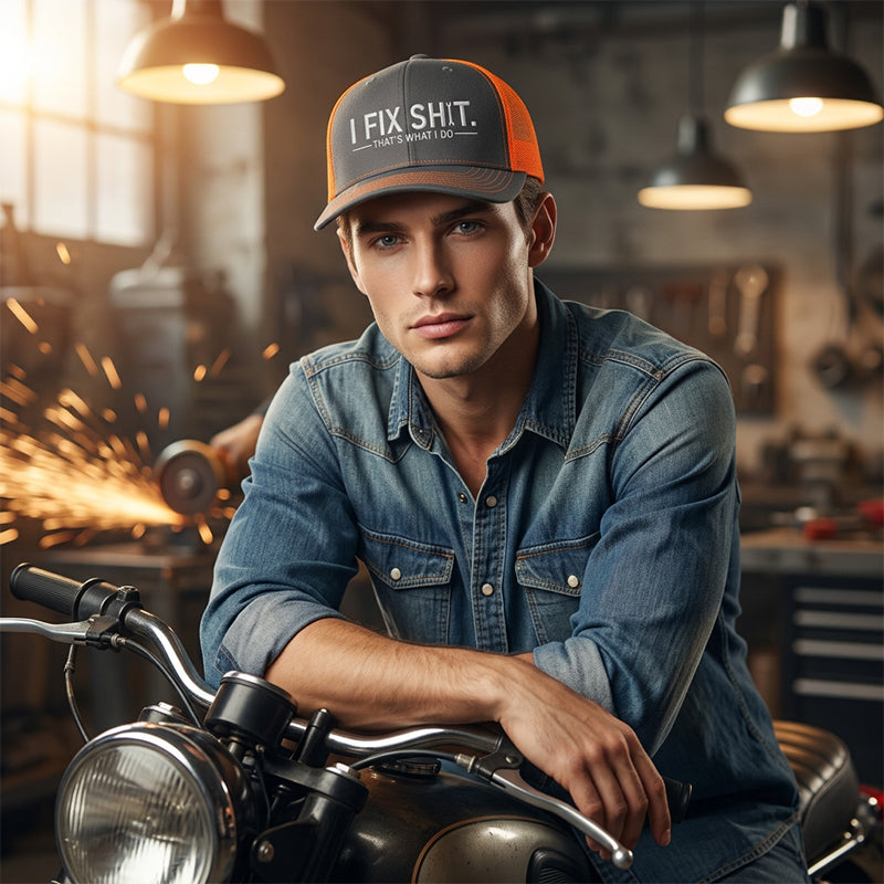 Funny Mechanic & Handyman Baseball Cap
