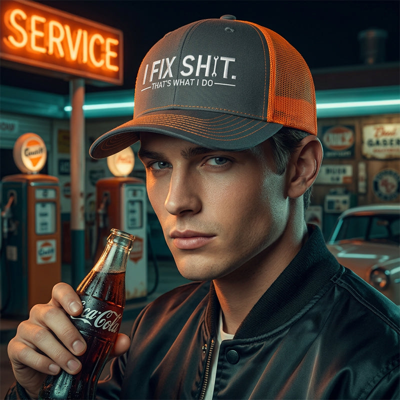 Funny Mechanic & Handyman Baseball Cap