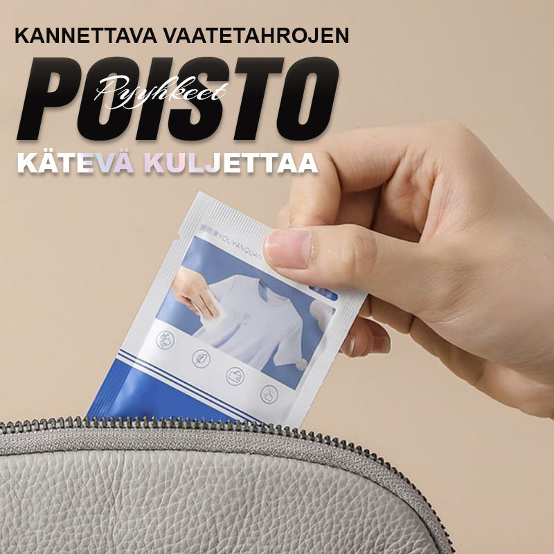 🏆Buy More Save More🎁Portable Clothing Stain Remover Wipes