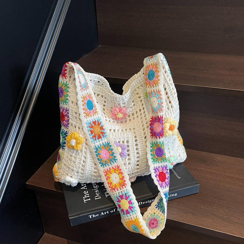 Bohemian Ethnic Print Tote – Spacious & Versatile Carry🌼