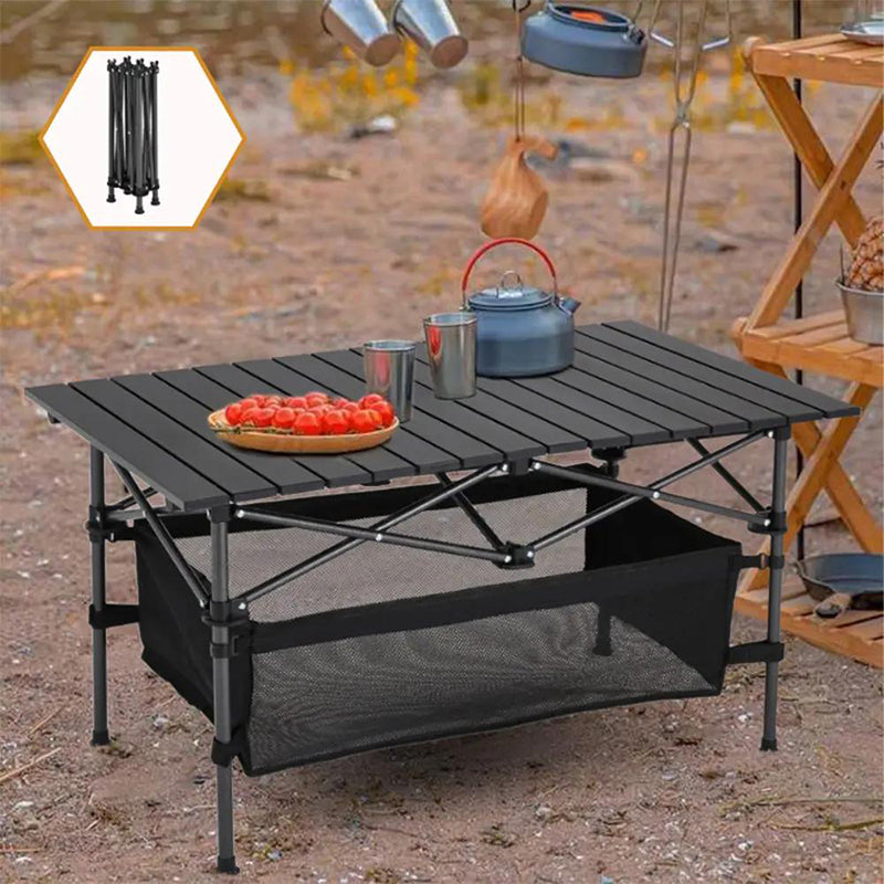 Portable Folding Camping Table – Steel Frame & Quick Setup