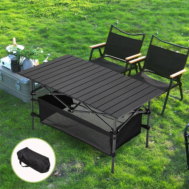 Portable Folding Camping Table – Steel Frame & Quick Setup