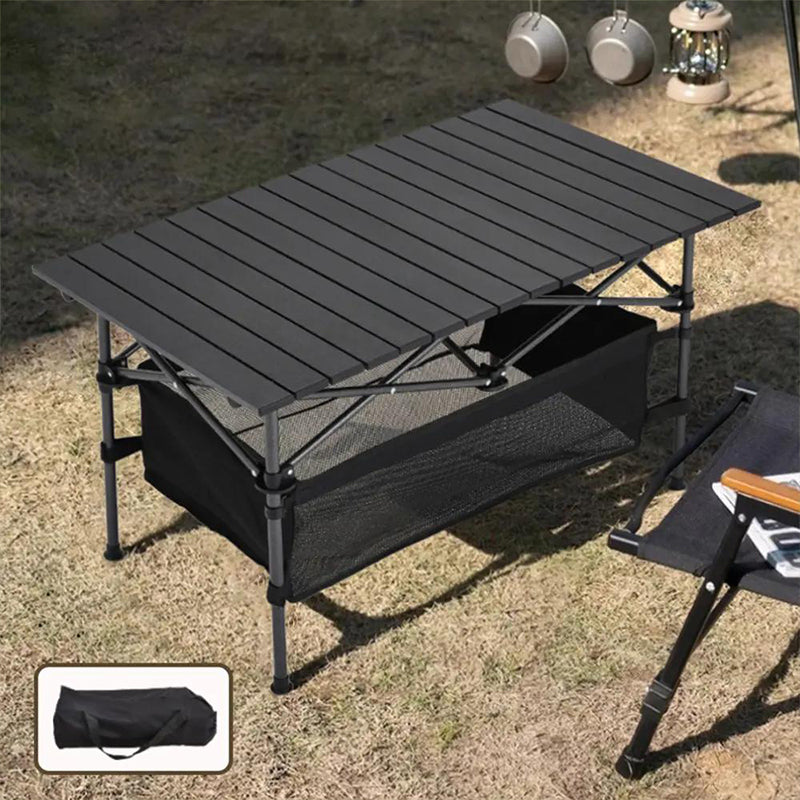 Portable Folding Camping Table – Steel Frame & Quick Setup