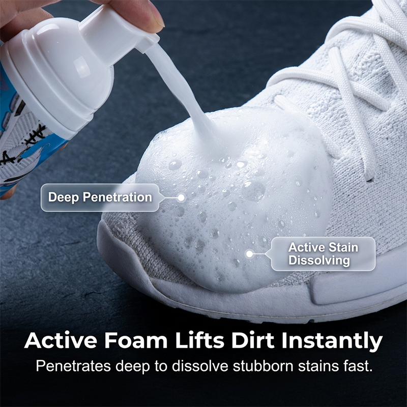 Clean Any Sneaker Instantly! No-Scrub Foam Cleaning Kit