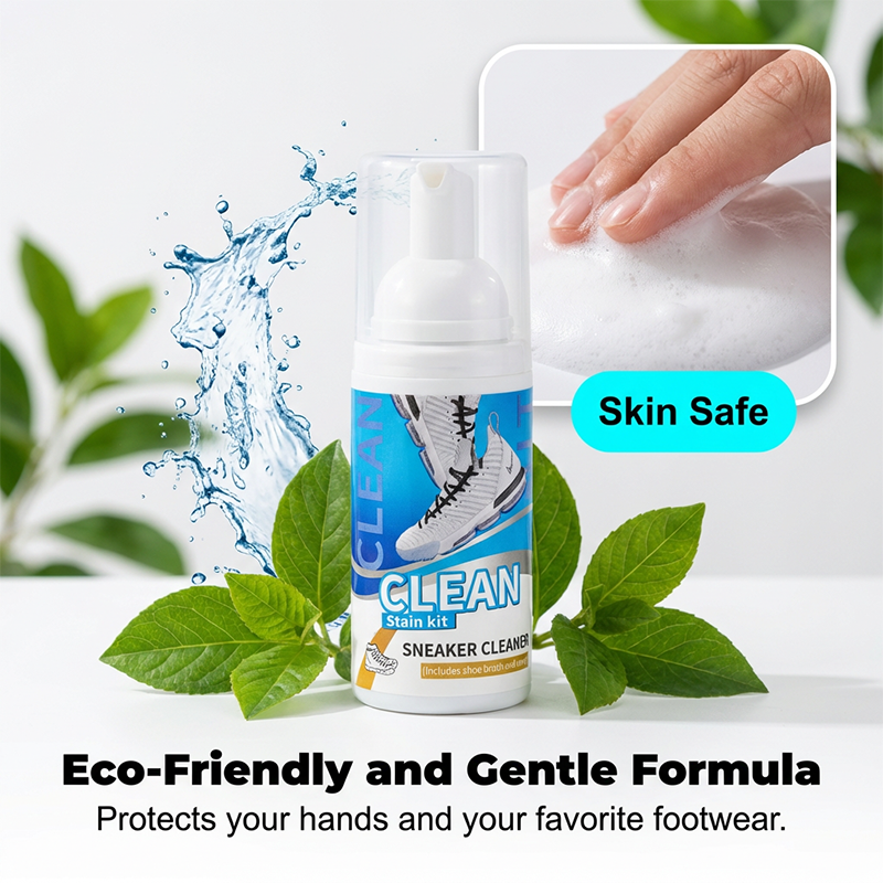 Clean Any Sneaker Instantly! No-Scrub Foam Cleaning Kit