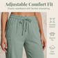 🍃 LIMITED-TIME 50% OFF! ✨ Women's Pleated Cropped Pants – Linen-Cotton, Wide-Leg, Comfortable 🌿