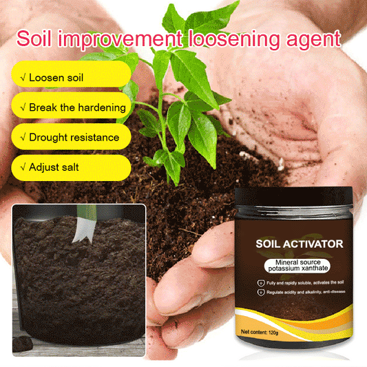 Loosen Soil Instantly! Fulvic Acid Soil Activator & Root Booster