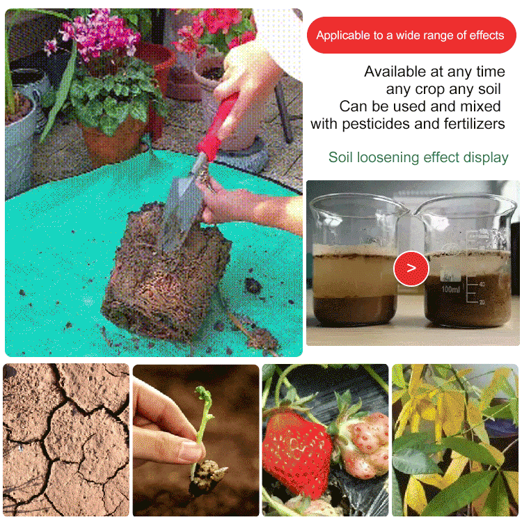 Loosen Soil Instantly! Fulvic Acid Soil Activator & Root Booster
