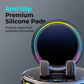 Clamp & Charge Instantly! No-Fumble RGB Auto-Grip Car Mount
