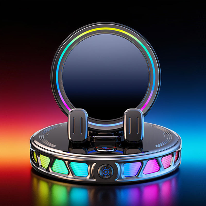 Clamp & Charge Instantly! No-Fumble RGB Auto-Grip Car Mount
