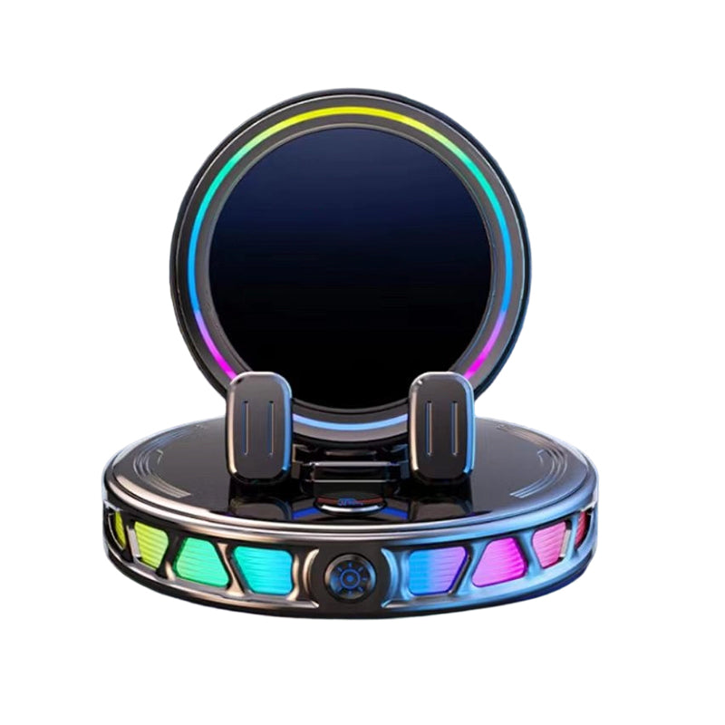Clamp & Charge Instantly! No-Fumble RGB Auto-Grip Car Mount