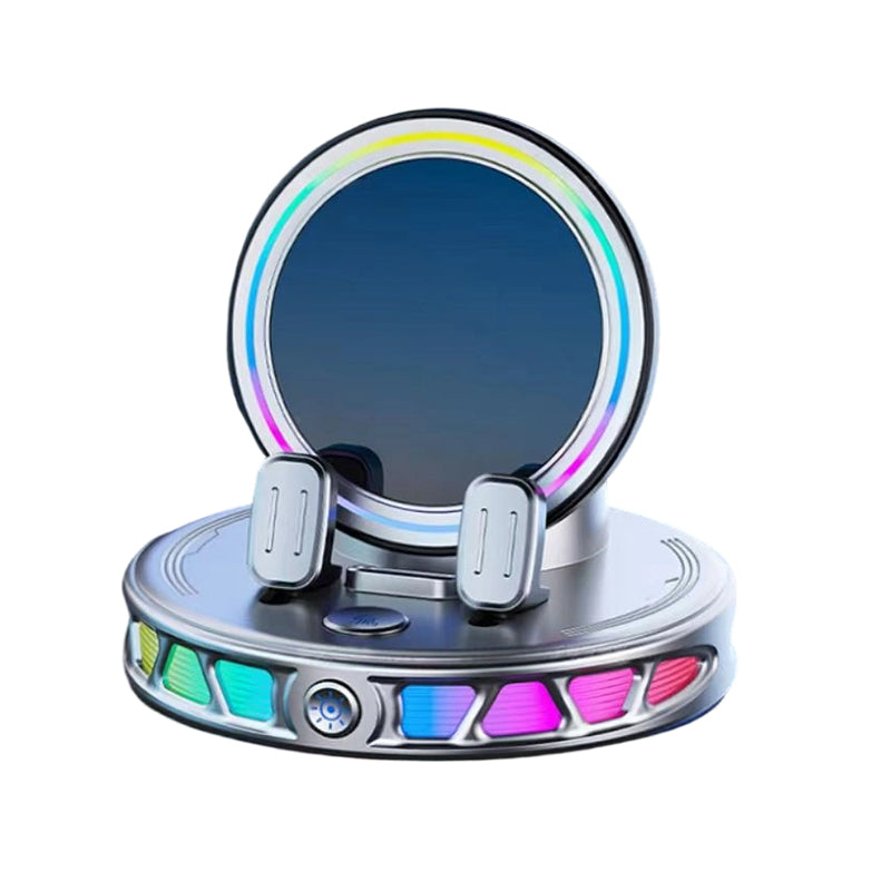 Clamp & Charge Instantly! No-Fumble RGB Auto-Grip Car Mount