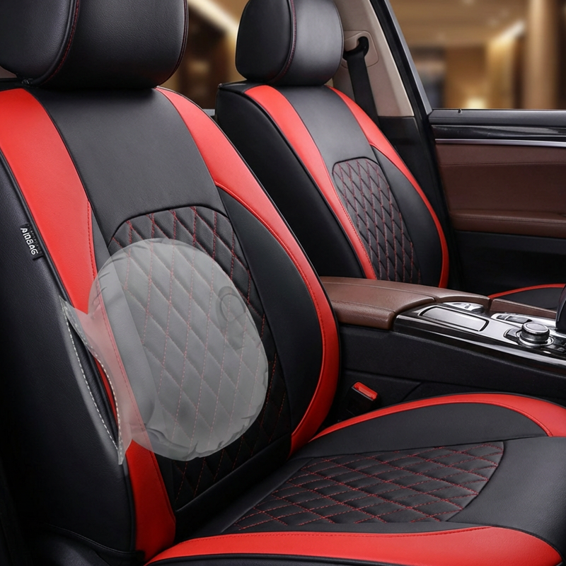 📢📢50% OFF !! ⏰Universal Quilted Seat Covers – Airbag Safe & Faux Leather Design