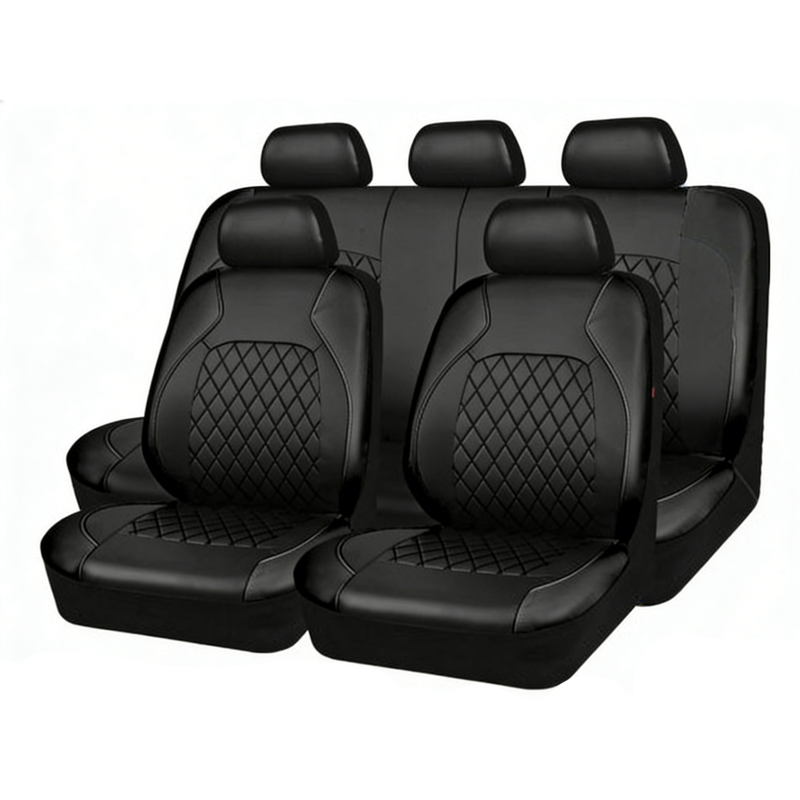 📢📢50% OFF !! ⏰Universal Quilted Seat Covers – Airbag Safe & Faux Leather Design