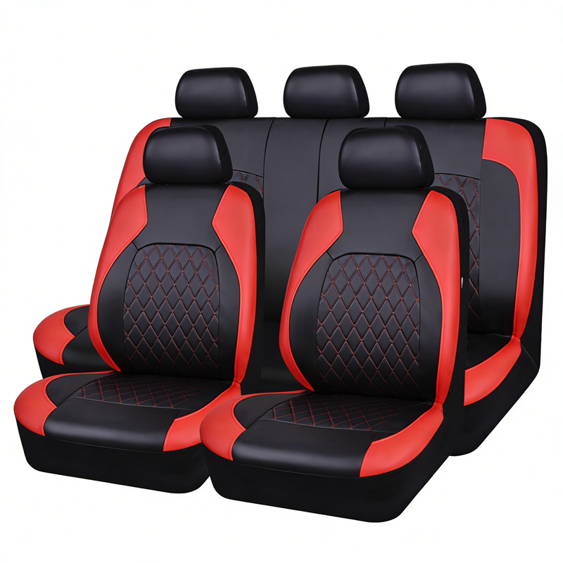 📢📢50% OFF !! ⏰Universal Quilted Seat Covers – Airbag Safe & Faux Leather Design