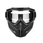 Detachable Full-Face Goggle Mask – Anti-Fog, Windproof Protection