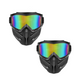 Detachable Full-Face Goggle Mask – Anti-Fog, Windproof Protection