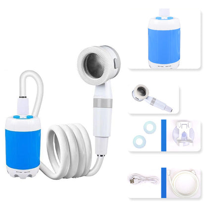 Rechargeable Portable Shower – Dual Flow, Camping & Pet Wash