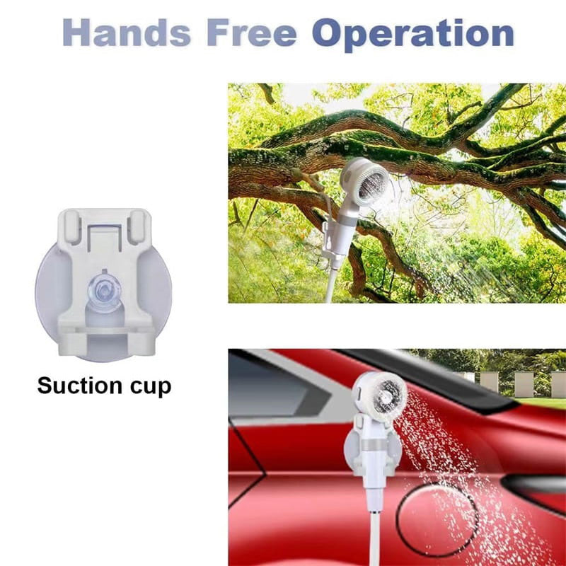 Rechargeable Portable Shower – Dual Flow, Camping & Pet Wash