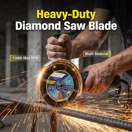 Cut Tile, Brick & Rebar Instantly! Diamond Angle Grinder Blade