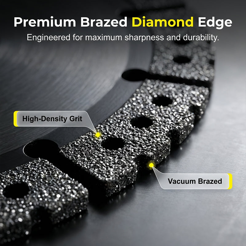 Cut Tile, Brick & Rebar Instantly! Diamond Angle Grinder Blade